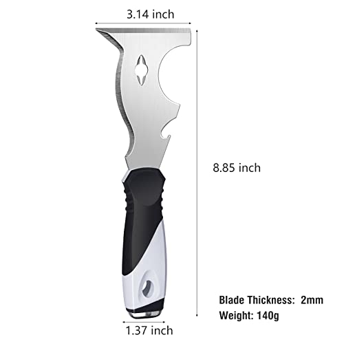 Mister Rui Putty Knife Scraper Tool-Paint Scraper, Floor Scraper for Home Improvement DIY Projects