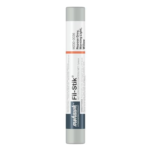 Mohawk Fil-Stik, Wax Putty Stick for Wood Repair, Repose Grey, Morning Light, Willow, M230-0036, 1 Count - color: Repose Grey