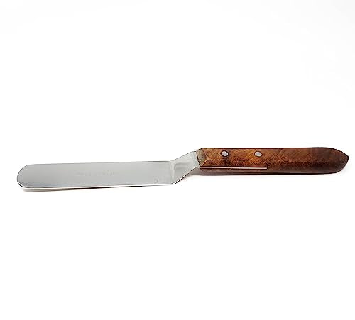 A2Z Scilab Brand Engineering Classic Offset Caulk Tooling Spatula, Stainless Steel (5 Inch Long Offset Blade) - style: 5 Inch Long Offset Blade