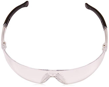 Pyramex Provoq Safety Eyewear Blue Mirror Lens Black Temples - color: Clear