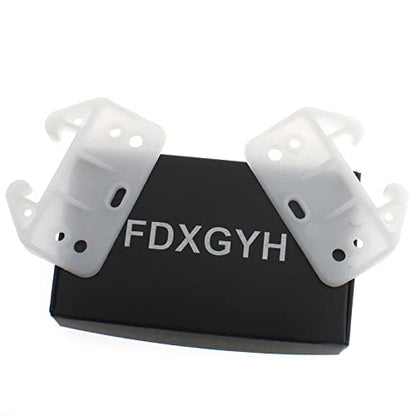 FDXGYH 10 Pcs Plastic Drawer Guides Drawer Track Guides Drawer Rail for Dressers Hutches and Drawer Systems [60×41×28mm, White] - size: 60×41×28mm