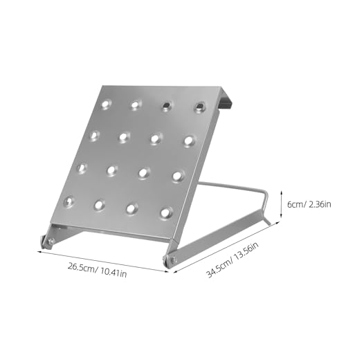 Ladder Platform: Anti-Slip Work Platform Accessory for Stabilizer - Iron Work Tray Attachment for Painters & Tools - Telescoping Steps Removable Project Tray