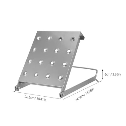 Ladder Platform: Anti-Slip Work Platform Accessory for Stabilizer - Iron Work Tray Attachment for Painters & Tools - Telescoping Steps Removable Project Tray