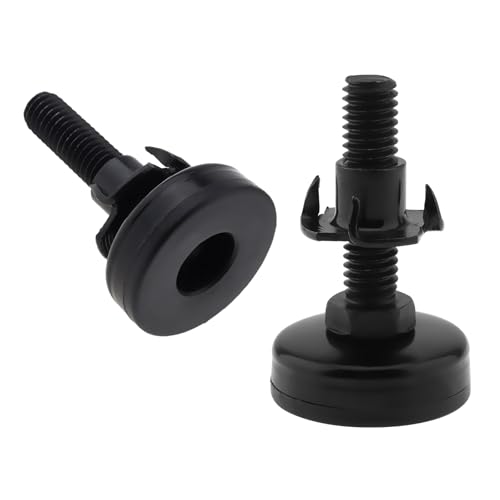 8 Packs Heavy Duty Adjustable Leveling Feet, Furniture Levelers, T-Nut Kit 3/8”-16 Thread, Furniture Leg Levelers for Table Chair Sofa Desk Cabinet,Supports 2640LBs