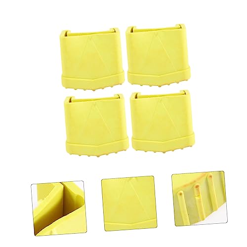 POPETPOP 4pcs Professional Ladder Feet Protectors Non-Slip Stair Treads Safety Devices for Ladders Home Use - color: Yellow