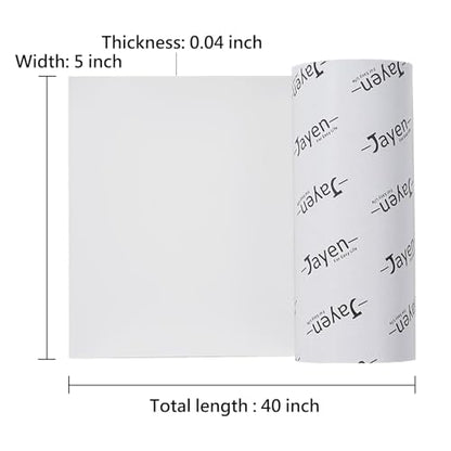 Non Slip Self Adhesive Silicone Cuttable Furniture Pads - 5x40 inch Versatile Non-Slip Silicone Pads for Variety of Objects, Appliances and Furniture - color: 5x40 White