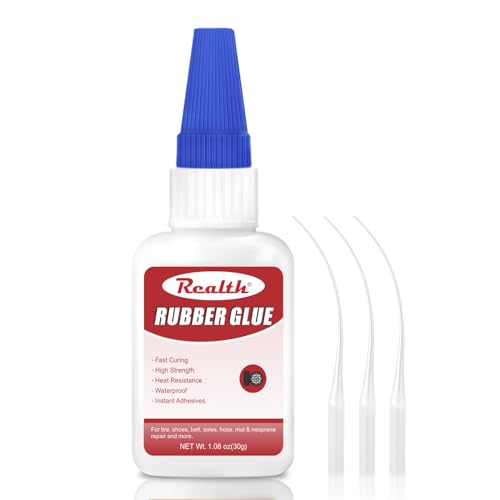 Rubber Glue 30g – Strong, Waterproof & Heat-Resistant Adhesive for Rubber, Fast-Drying, Flexible & Non-Toxic – Perfect for DIY & Headphones Repairs, Rc Car Tire - size: 30g, style: Rubber Glue