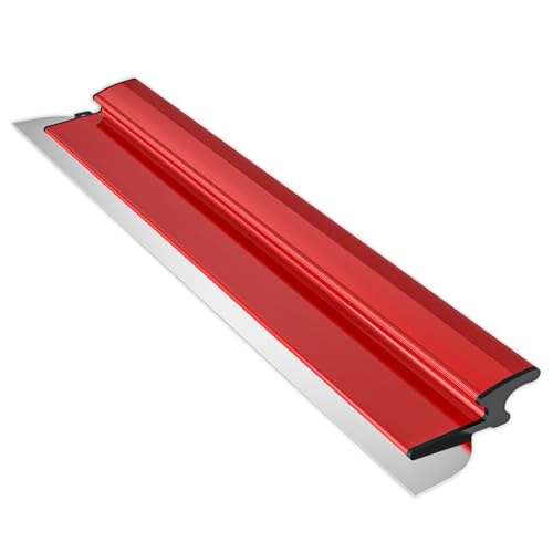 32 Inch Drywall Skimming Blade, Replaceable 0.38mm Stainless Steel Blade, Drywall Trowel for Gyprock, Drywall and Wall-Boardrd, Ergonomically Designed Grip - size: 32 Inch