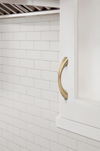Amerock Vaile 3 inch (76mm) Center-to-Center Champagne Bronze Cabinet Pull - 10 Pack - color: Champagne Bronze, size: 3 inch (76mm) Center-to-Center, style: 10 Pack
