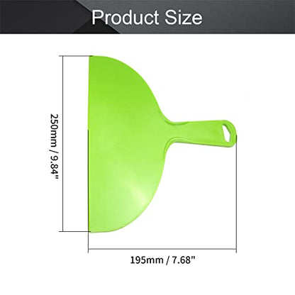 Utoolmart Putty Scraper 10" Plastic Flexible Putty Knives Spreader for Taping Drywall Wall Painting Green 3Pcs - size: 10 inch