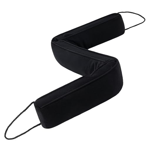 Sunolga 32" Door Draft Stopper for Bottom of Door, Under Door Gap Filler with Removable Cover up to 4 Inches, Weighted Bottom of Door Barrier for Noise, Air, Wind and Light, Black - color: Black, size: 32 inch