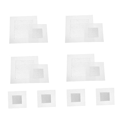 SHINEOFI 12-Piece Self-Adhesive Wall Repair Patches for Drywall Mesh Patch Kit Suitable for Wall Types Easy to Apply