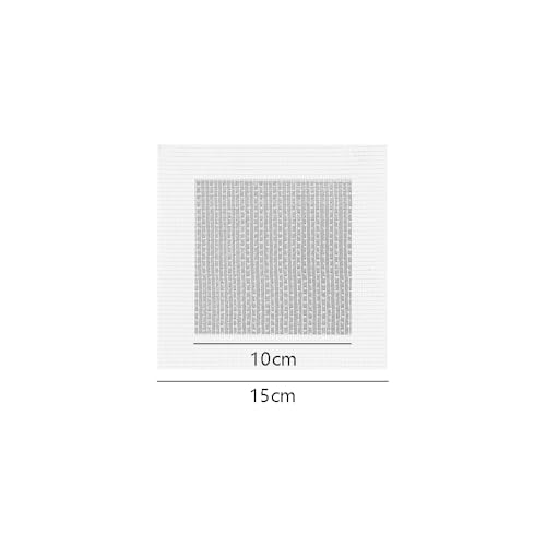 6pcs Drywall Repair Kit –4" x 4" Self-Adhesive Wall Patch，Fiberglass Mesh & Aluminum Metal Drywall Patch for Large Holes Sheetrock Ceiling & Plaster - size: 4 in