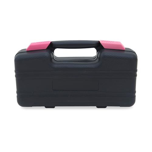 39-Piece Household Tools Kit - Portable and Essential Repair Set Ideal for Women, College Students, Home Use & More (39p-Pink) - color: Pink