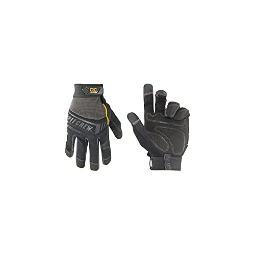 Custom Leathercraft205B Engine Crew Mechanic's Glove, Black, Medium - size: Medium