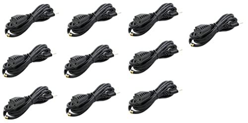 RiteAV - 15 Feet Power Extension Cord (Indoor & Outdoor Rated) - size: 15FT - 10 Pack