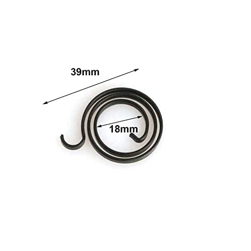heyous 5pcs Torsion Return Springs Black Turn Replacement Spring for The Door Handle