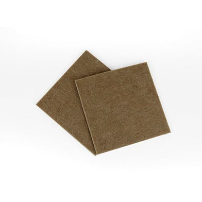 Furndiy Felt Furniture Pads for Hardwood Floors, Self-Adhesive Felt Pad for Chairs & Seat Legs, Easy Slide, Anti Scratch, Noise Stopper, Bumper & Buffer, Floor Protection - Based in USA - 4.7" x 2Pcs - size: 4.7" x 4.7" 2Pcs