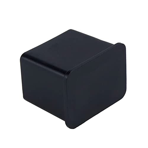 Rubber Feet Pads Mcredy Chair Leg Caps Inner Size 0.8" x1.2" Square,Rectangle Fit for Chair feet Floor Protectors Black Pack of 8 - size: 20x30mm/0.8" x1.2",8 PCS