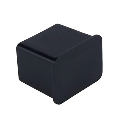 Rubber Feet Pads Mcredy Chair Leg Caps Inner Size 0.8" x1.2" Square,Rectangle Fit for Chair feet Floor Protectors Black Pack of 8 - size: 20x30mm/0.8" x1.2",8 PCS