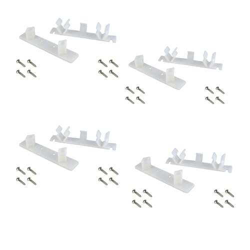 False Front Cabinet Clips 2 Sets with Screws Instructions - Tenn-Tex False Front ClipsFalse Drawer Clips 4 14 Opening 2 Sets - size: 2 Sets