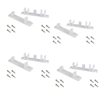 False Front Cabinet Clips 2 Sets with Screws Instructions - Tenn-Tex False Front ClipsFalse Drawer Clips 4 14 Opening 2 Sets - size: 2 Sets