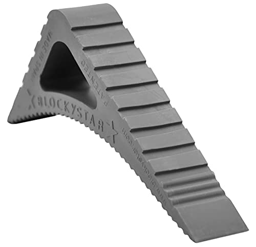 Rubber Door Stopper & Window Wedge, Award Winning Decorative Doorstop, Multi-Surface Door Stoppers for Home, Office, Schools, Made in Spain, Gray - color: Gray