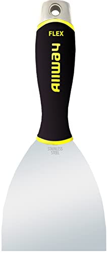 ALLWAY DSX4F Soft Grip Flex Taping Knife with Hammer End, 4" - style: 4" Flex Blade