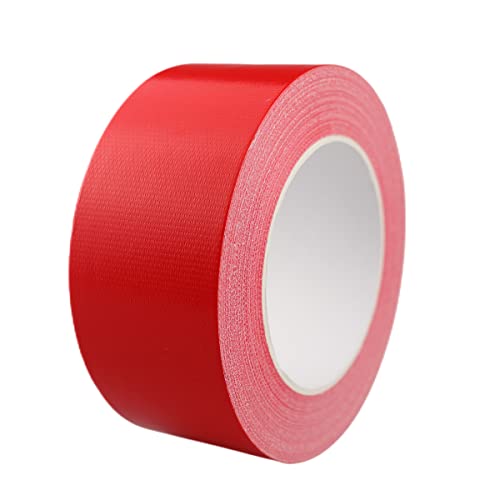 Multi-Purpose Duct Tape 2 Inch x 33 Yards, Heavy Duty, Waterproof, Great for Repairs, Packaging, Arts Crafts and DIY Projects (Red) - color: Red, size: 2 Inch