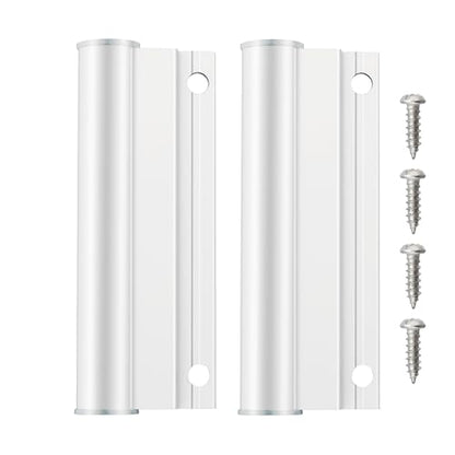 Screen Door Upper Hinge Leaf for Andersen Screen Doors Aluminum White Screen Door Hinge (2 Pack) - size: Screen Door Upper Hinge Leaf