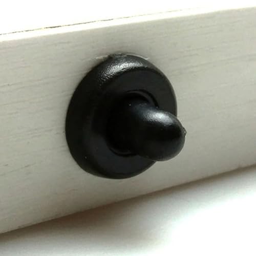Cabinet Door Repair Kit - 12PCS Black Plastic Shutter Pins & Damper Replacement Springs