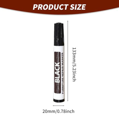 Paint Fix Marker Pen, Paint Fix Filler Pen for Wood Floor Home Touch Up, Wood Furniture Scratch Repair Touch Up Pen, Recolour Marker for Hides Nicks Paint-Fix Stains, Scratches