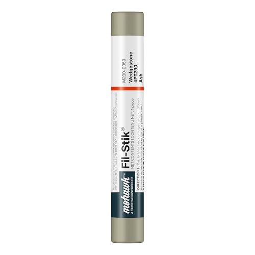 Mohawk Fil-Stik, Wax Putty Stick for Wood Repair, Wedgestone #Pt290, Ash, M230-0059, 1 Count - color: Wedgestone