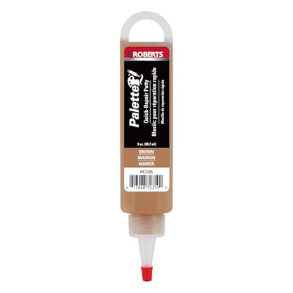 ROBERTS Palette Quick-Repair Putty for Wood, Laminate & Vinyl - Brown - color: Brown