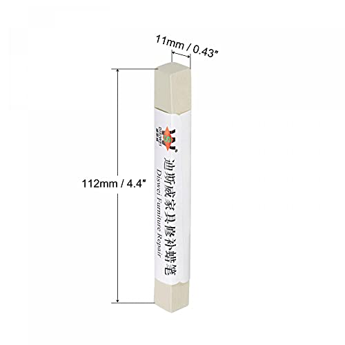 uxcell Furniture Repair Wax Filler Stick, Wood Scratch Filler Crayons Touch Up Repair Pens for Scratches Holes Floor Laminate Carpenters Tables Desks, Linen White - color: Linen White