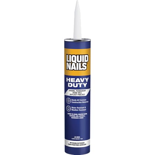 Liquid Nails Heavy Duty Construction Adhesive (LN903), 10 oz - color: Tan, size: 10 Ounce, style: Heavy Duty