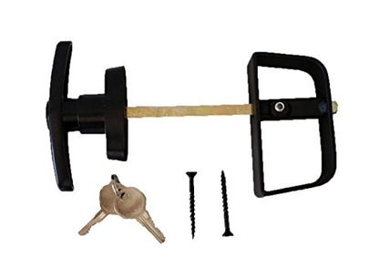 Shed Windows and More Single Door Hardware Kit Colonial (8" Hinge), T Handle and Screws - size: 8 Inch