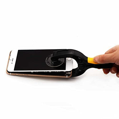 Upgraded 18 PCS Phone Screen Repair Kit, Suction Cup Pliers Opening Repair Kit, Repair Precision Screwdriver Set Compatible with iPhone, iPad, Cellphone and Other Smooth Surface LCD Screen Opener