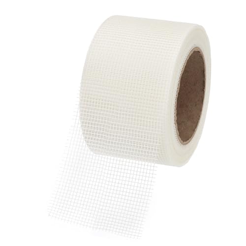 PATIKIL Drywall Repair Mesh Tape, 3 inch x 82 ft Fiberglass Repair Patch Self-Adhesive Dry Wall Joint Tape 10 Mesh Wall Hole Crack and Seam Patch, White - size: 3 Inch X 82 Feet
