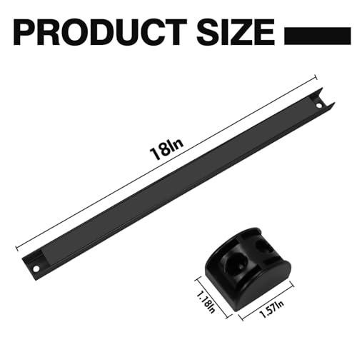 18" Magnetic Tool Holder, 10 Packs Magnetic Storage Strips Magnet Bar PVC Coated for Garage Tool Organizer Mounted Hanging Strip,Heavy Duty of Holder Easy to Install - style: 18IN-10 PACK
