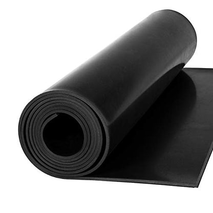 TORRAMI Neoprene Rubber Sheet Roll 1/8 (.125) Inch Thick x 18 Inch Wide x 48 Inch Long for DIY Gaskets, Pads, Seals, Crafts, Flooring,Cushioning of Anti-Vibration, Anti-Slip - size: 18" Wide X 48" Long, style: 1/8 (.125)" Thick