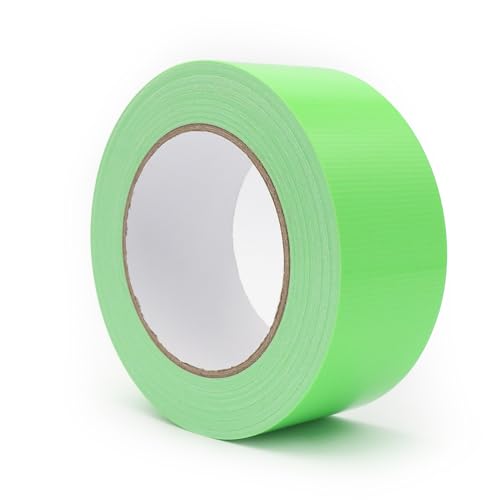 Multi Purpose Grass Green Duct Tape 2 Inch X 33 Yards, Heavy Duty Strong Adhesive Tape, No Residue, Waterproof All Weather, Tear by Hand, Industrial Repairs. - color: Grass Green, size: 2 Inches x 33 Yards