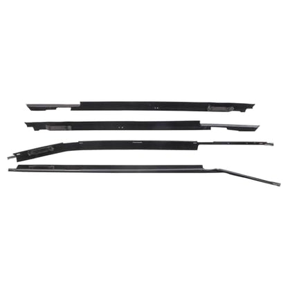 TRQ Door Window Belt Weatherstrip Kit Compatible with 1980-1990 Chevrolet Caprice 1980-1985 Impala Oldsmobile 98 Custom Cruiser Delta 88 1983-1986 Pontiac Parisienne