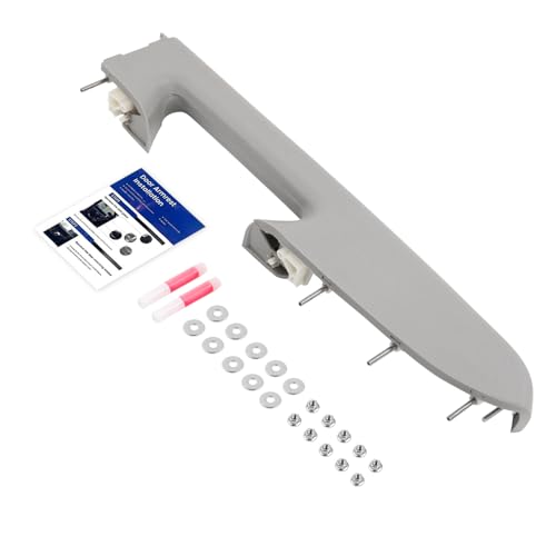 22818466 Front Left Driver Side Armrest Repair Kit Compatible with 2010-2014 Silverado 1500 2500HD 3500HD Sierra 1500 2500 HD 3500 HD Door Panel with Release Handle Below Armrest -Gray - size: 22818466