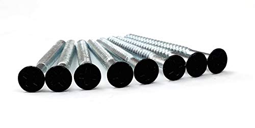 Hinge Outlet Wood Screws, Heavy-Duty Screws for Doors, Cabinets, Furniture & DIY Projects (Black, 9 X 2 1/4, 24 Pack) - color: Black