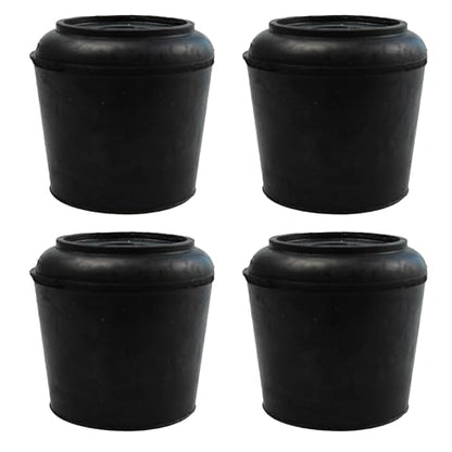 Rubber pad Circular Table Foot Cover Chair Foot Cover Silent Furniture Table and Chair Anti Slip Cover 38mm（1-1/2 inch） - size: 38mm-4pack