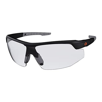 Ergodyne Skullerz SKOLL Anti Scratch Safety Glasses, Anti-Fog, ANSI z87.1 - color: Clear Lens
