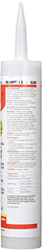Red Devil 0826 100% Silicone Sealant Architectural Grade, 9.8 oz., clear - color: Clear, size: 9.8 oz, style: Pack of 1