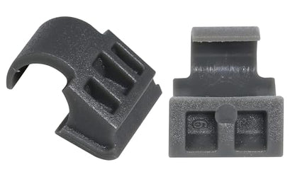 E.H.C. 86 Degree Restriction Clips for Most Major Brand Face Frame Hinges. Limit’s The Hinge to 86 Degrees Allowing Cabinet Door to Stop. 4 Restriction Clips per Bag No More Bang