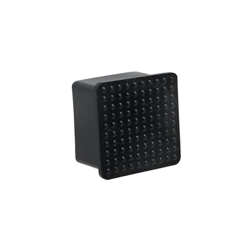 Chair Leg Caps Mcredy Table Leg Foot End Cap Protector Inner Size 1-1/2Inch x 1-1/2Inch Rubber Furniture Foot Fit for Square,Rectangle Chair feet Floor Protectors Black(16 Pcs) - size: 1.5" X 1.5",16 Pcs